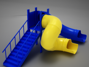 hd playground slide 3D Модель