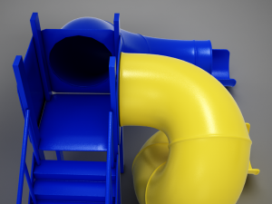 hd playground slide 3D Модель