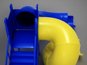 hd playground slide 3D Model