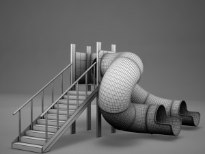 hd playground slide 3D Модель