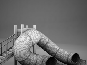 hd playground slide 3D Модель