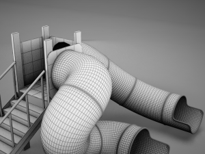 hd playground slide 3D Модель