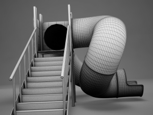 hd playground slide 3D Модель