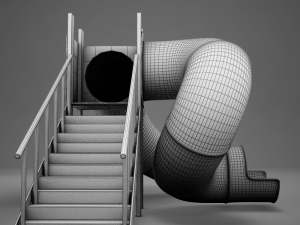 hd playground slide 3D Модель