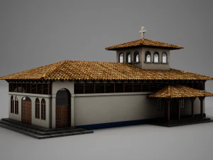 high def latin church 3D Model