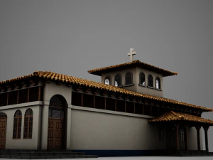 high def latin church 3D Model