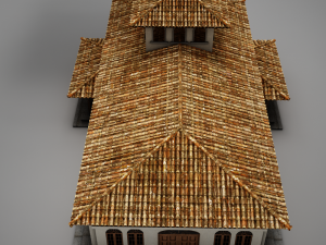 high def latin church 3Dモデル