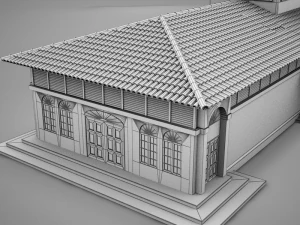 high def latin church 3D Model