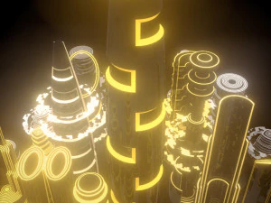 scifi city 3D Model