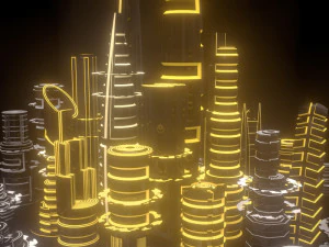scifi city 3D Model