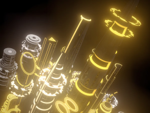scifi city Modelo 3D