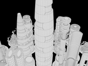 scifi city 3D Model