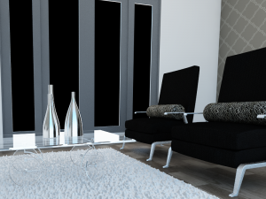 high def classic living room 10 model 3D Model