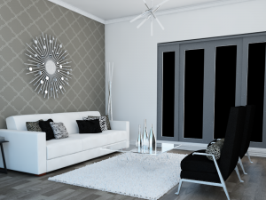 high def classic living room 10 model 3D Model