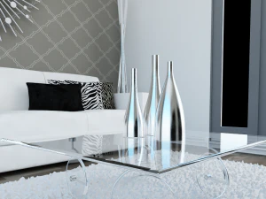 high def classic living room 10 model 3D Model