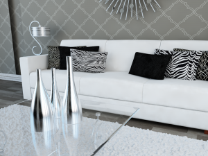 high def classic living room 10 model 3D Model