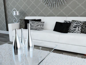high def classic living room 10 model 3D Model