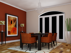 dinning set 7 3D Model