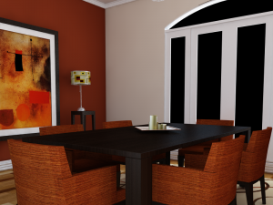 dinning set 7 3D Model