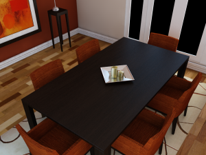 dinning set 7 3D Model