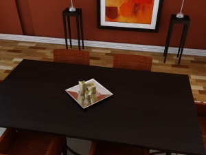 dinning set 7 3D Model