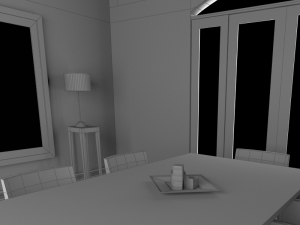 dinning set 7 3D Model