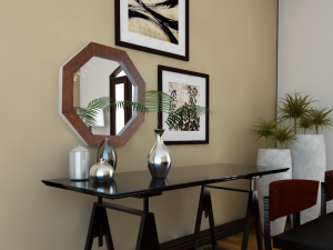 dinning set 4 3d Model 3D