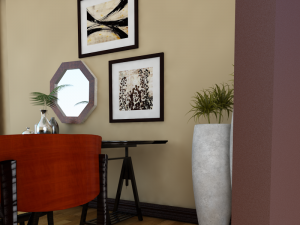 dinning set 4 3d Model 3D