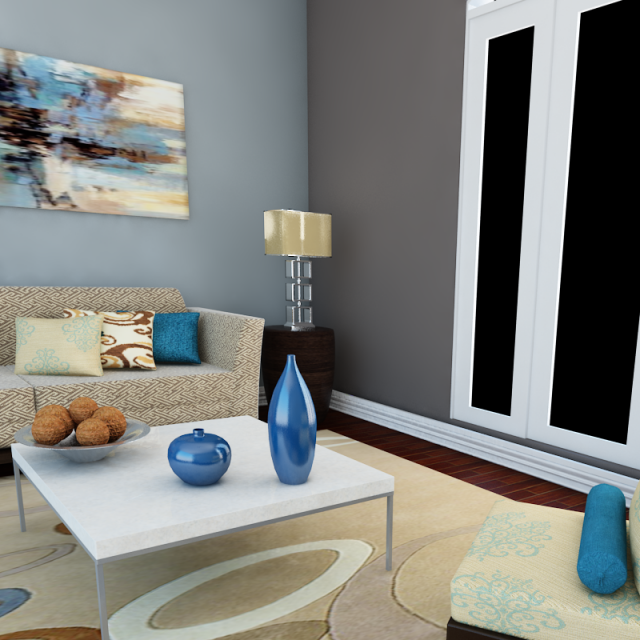 high def classic living room 7 model 3D Model .c4d .max .obj .3ds .fbx .stl .blend 