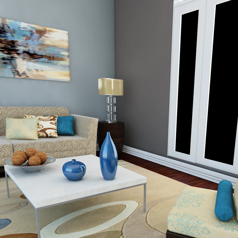 high def classic living room 7 model 3D Model .c4d .max .obj .3ds .fbx .stl .blend