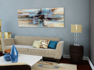 high def classic living room 7 model 3D Model