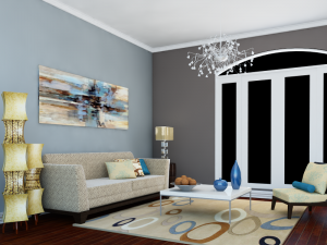 high def classic living room 7 model 3D Model