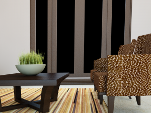 3d high def classic living room 4 Modelo 3D