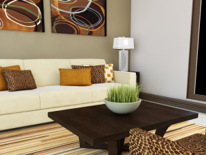 3d high def classic living room 4 Modelo 3D