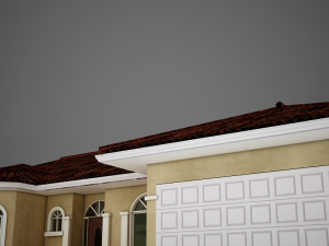 small latin hacienda modern villa 8 3d Modelo 3D