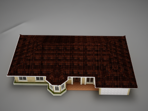 small latin hacienda modern villa 8 3d Modelo 3D