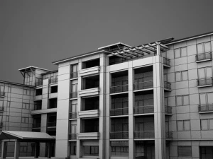 3d modern tropical latin mexican beach tower hotel hacienda 3D Model