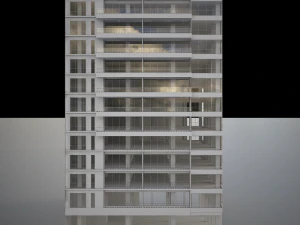 3डी टावर होटल मोडेन 3D मॉडल