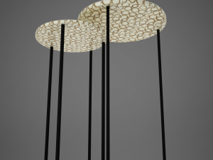 3d coffe table rounded 3D Model