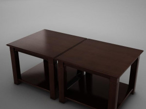 3d classic wood coffee table 3D Модель