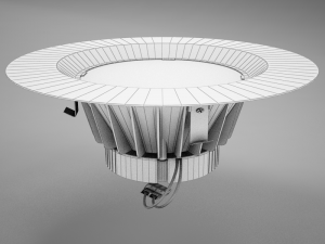 led downlight 9w 3d 3D मॉडल