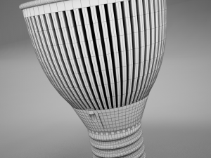 par 20 hd led light bulb model 3D Model