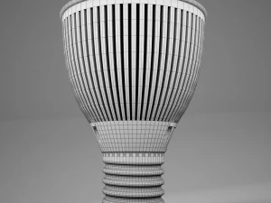 par 20 hd led light bulb model 3D Model