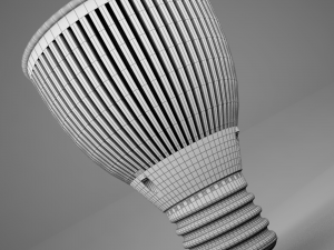 par 20 hd led light bulb model 3D Model