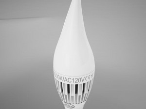 hd candle led bulb Modelo 3D