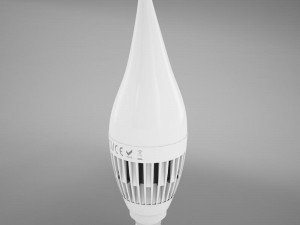 hd candle led bulb Modelo 3D