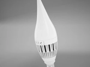 hd candle led bulb 3D Model