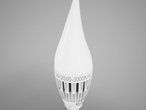 hd candle led bulb Modelo 3D