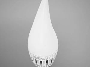 hd candle led bulb 3D Model