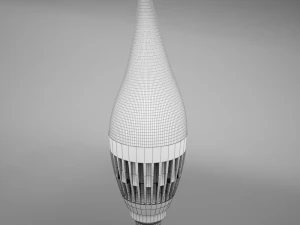 hd candle led bulb 3D Model